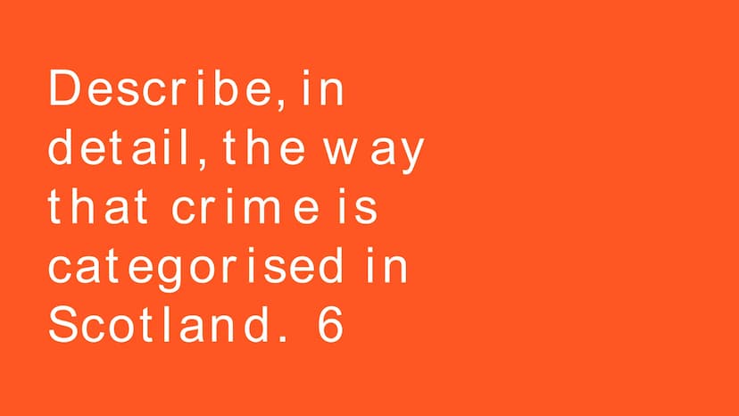 
<h2 id="thenatureofcrime">The Nature of Crime</h2>
<p><strong>What is crime?</strong><br />
Crime is any action that breaks the law of the 