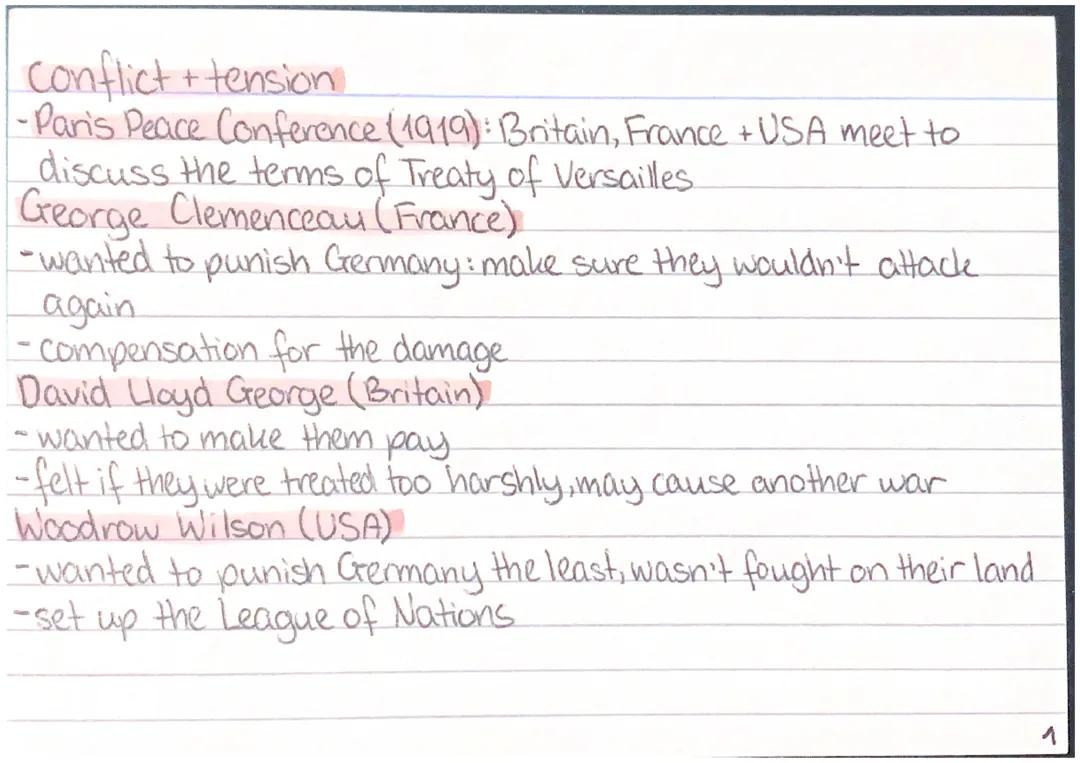 Conflict and tension 