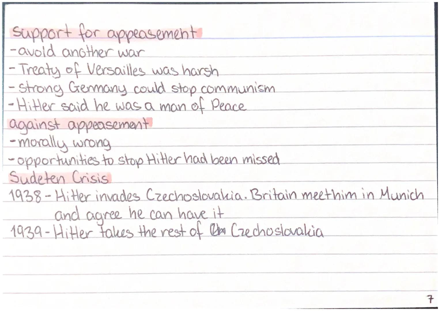 Conflict + tension
-Paris Peace Conference (1919): Britain, France + USA meet to
discuss the terms of Treaty of Versailles.
George Clemencea