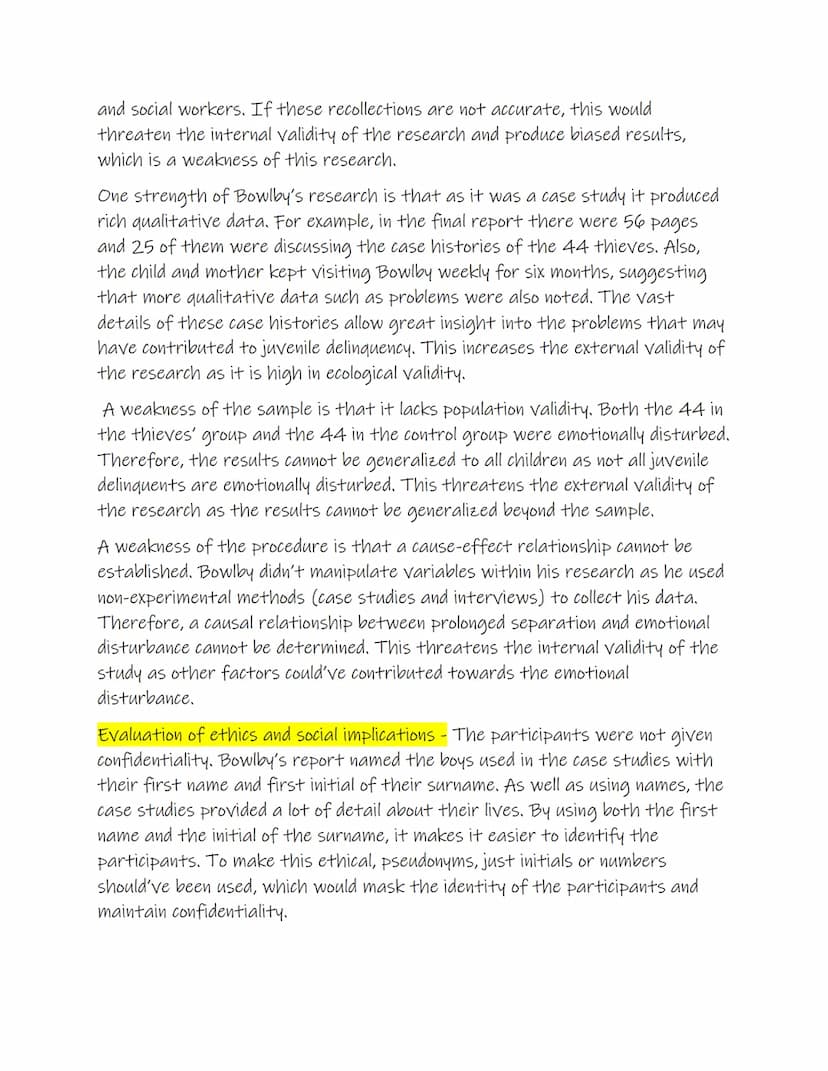 Psychodynamic Approach: assumptions, therapy, evaluation and
Bowlby (evaluation)
Assumption 1- Tripartite personality
Freud believed the adu