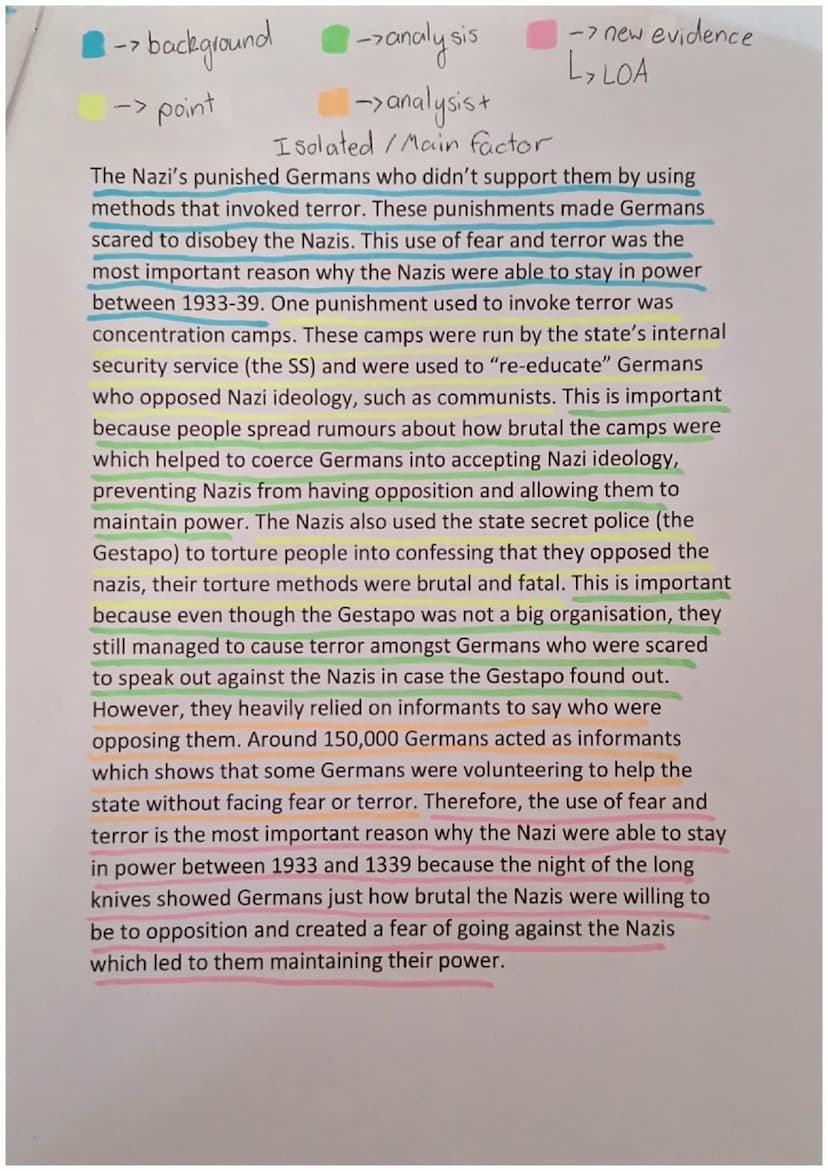 -> backround
-> isolated factor
->other factors
-> LOA
Introduction
The nazi party started in 1920 as an extreme right wing 'nationalist'
pa