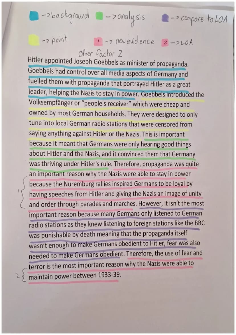 -> backround
-> isolated factor
->other factors
-> LOA
Introduction
The nazi party started in 1920 as an extreme right wing 'nationalist'
pa
