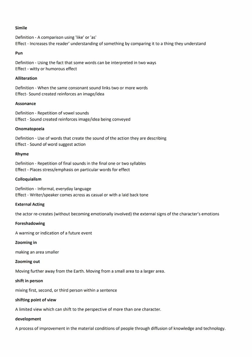 Techniques and Effects
Long Sentence Length
Slows the reader's pace down and calms the tone down.
Short Sentence Length
Fastens the pace and