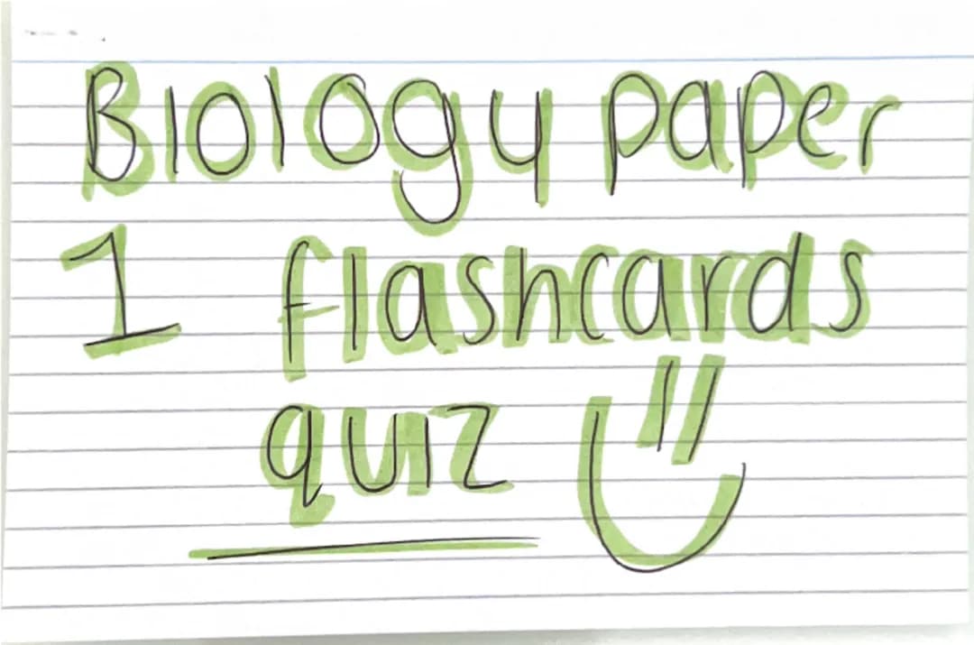 bio paper1 quiz!