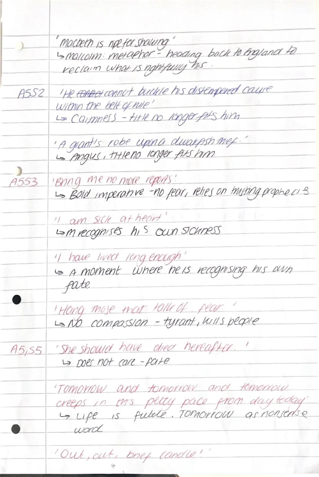 --- OCR Start ---
Macbe on
me abad macteth
Macbeth Quote Bank
A1, 52 'For brave macbeth, well he deserves thatname'
Captain - positive adjec
