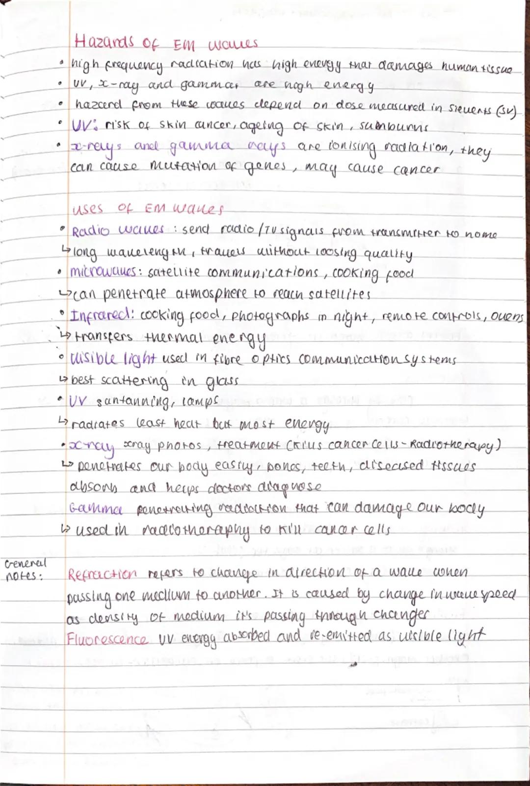 Topic 6-waves.

Transverse waves:
Oscillations (uibrations). are at right angles (perpendicular) to the
dwection of travel/energy transfer
$