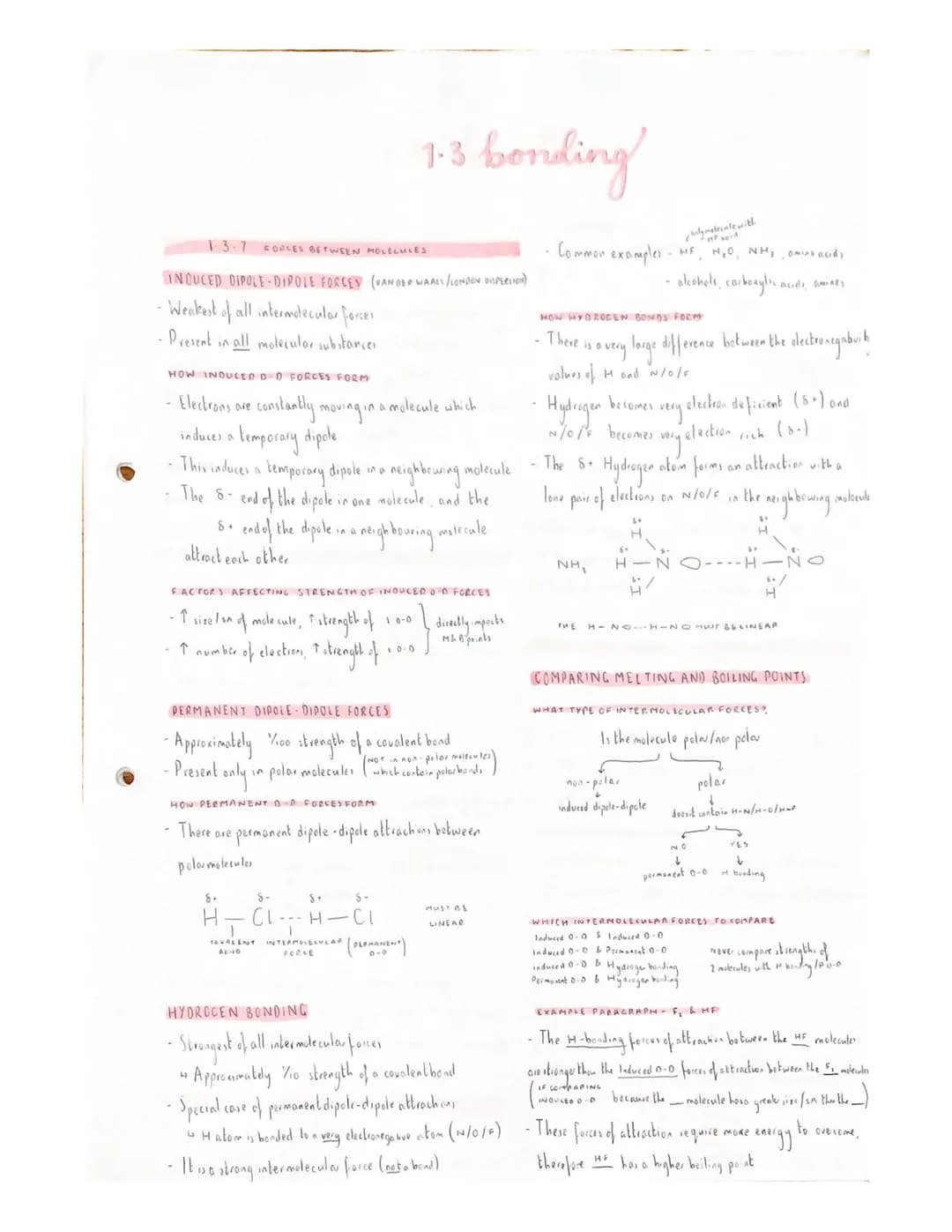 1.3.1 Tonic bonding
LONTE BONO-electrostatic force of attraction between oppositely
ions in a lattice
METALS
charged
- always love elections