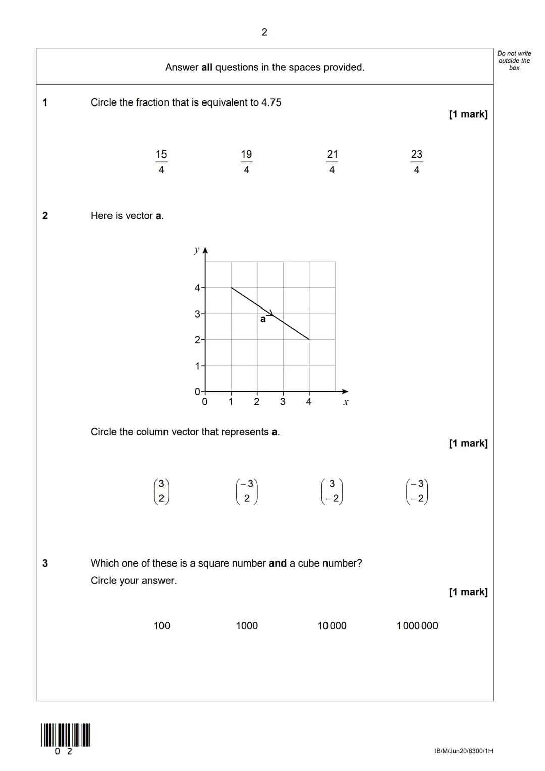 AQA
Please write clearly in block capitals.
Centre number
Surname
Forename(s)
Candidate signature
I declare this is my own work.
Candidate n