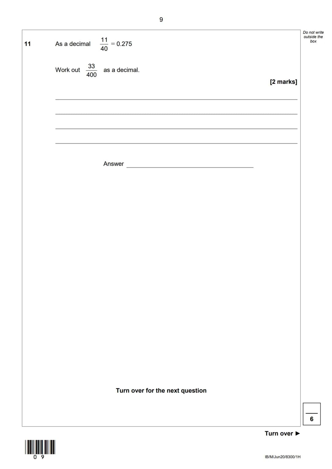 AQA
Please write clearly in block capitals.
Centre number
Surname
Forename(s)
Candidate signature
I declare this is my own work.
Candidate n