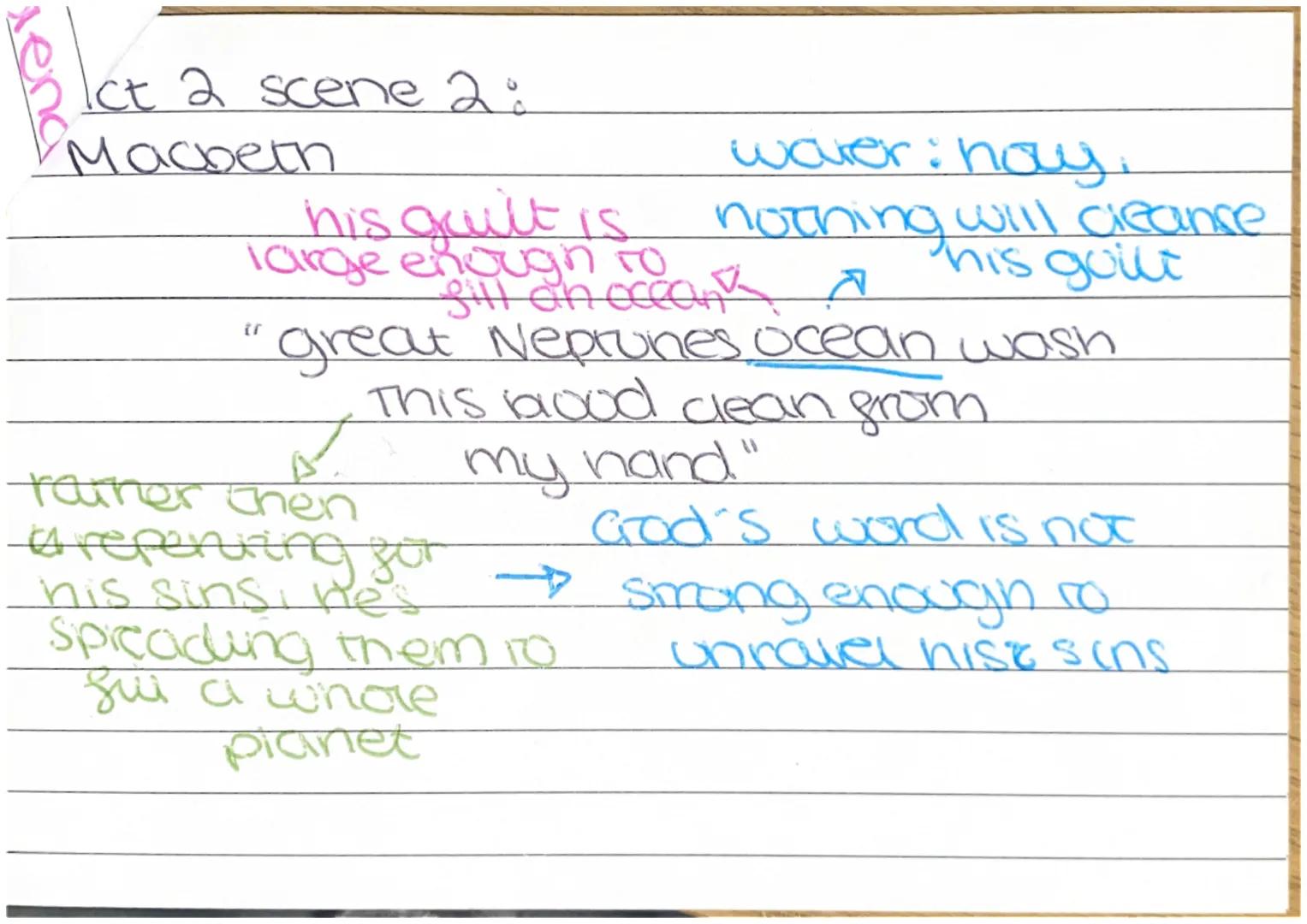 Act I scene 2:
(captain)
embedded information
to highlight importance
gragmented
OR "For brave Macbeth "Owen
he deserves that name="
L
+ lea
