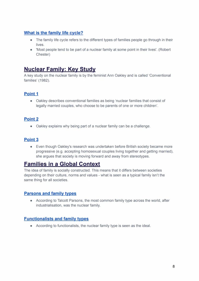 Sociology Families
2.1 Functions of Families Page 2
Functionalist Views on Family
Marxist Views on Family
Feminist Views on Family
2.2 Famil