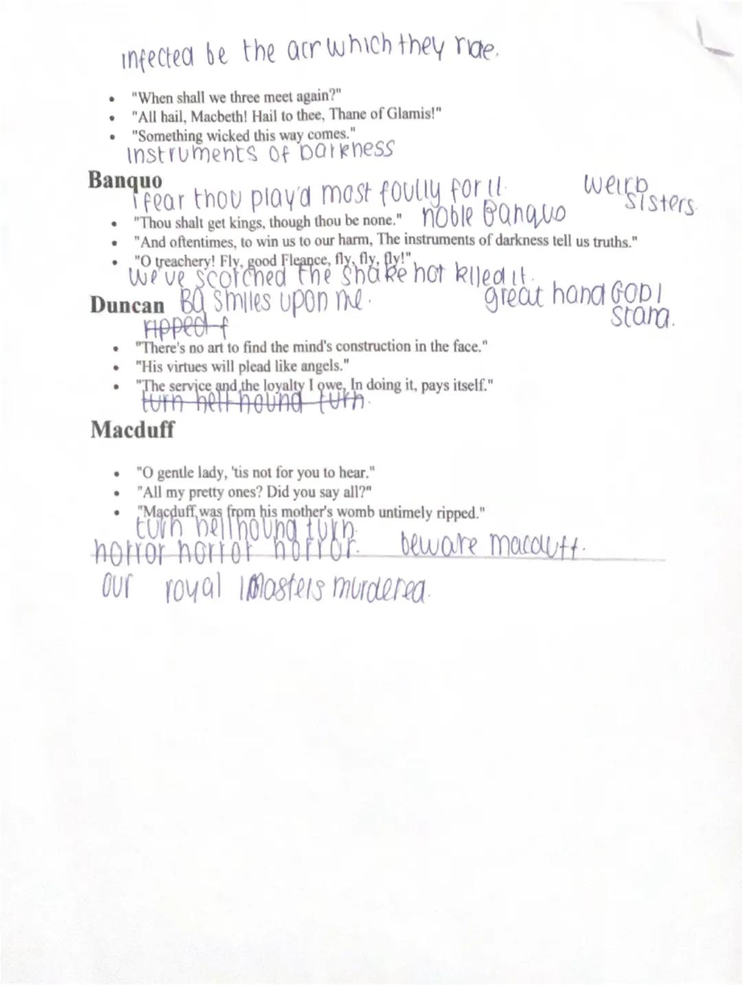 # Key Themes & Analysis Plans

## 1. Ambition

**Big Idea:** Shakespeare presents ambition as a destructive and morally corrupting force.
Ma