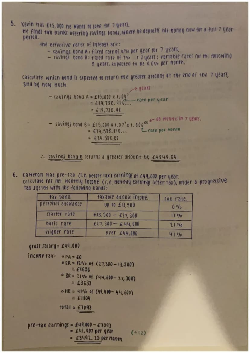 finance homework
1. calculate the accumulation or the end of the following period:
you invert £1000 into an Investment bond for 5 years at a