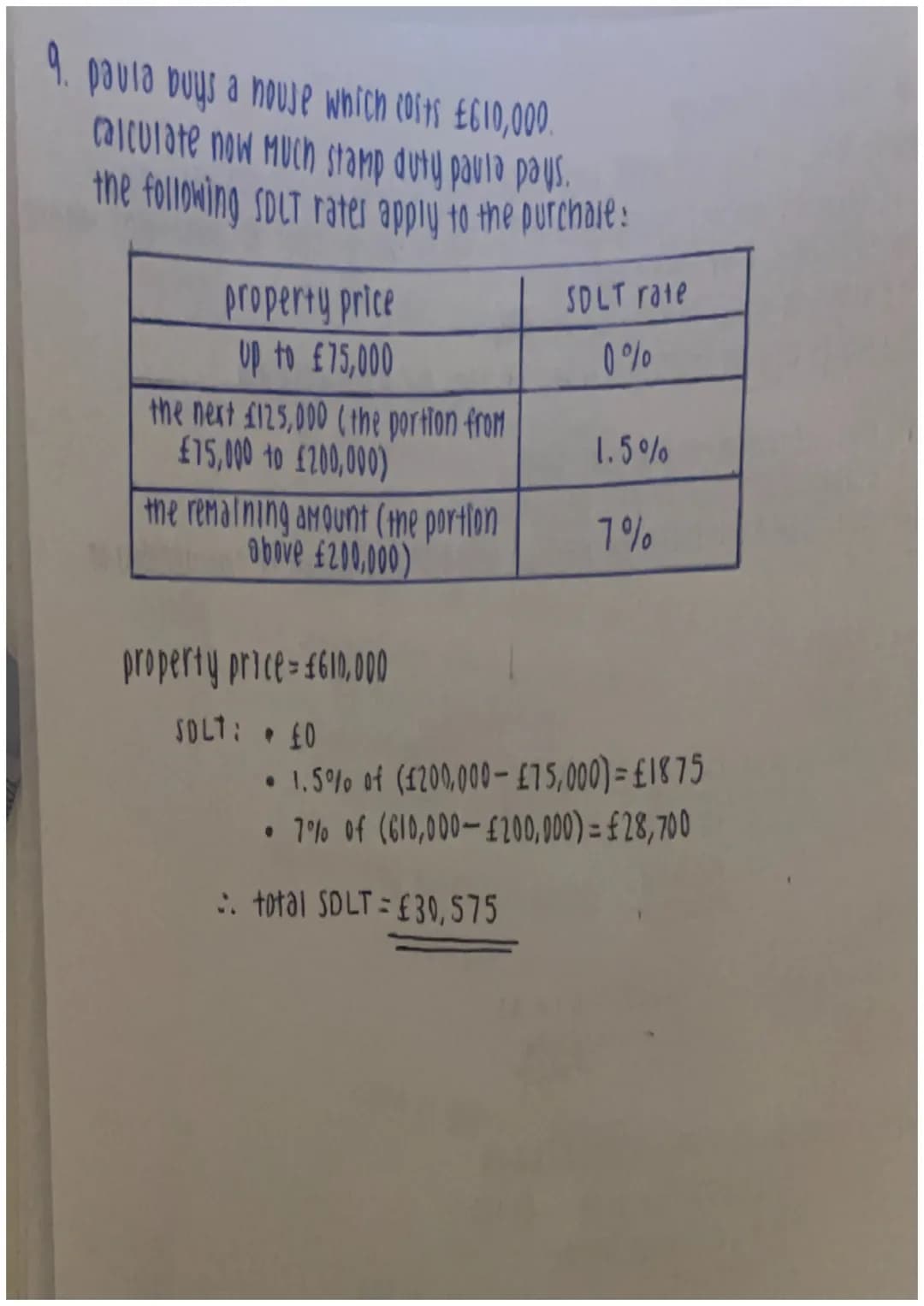 finance homework
1. calculate the accumulation or the end of the following period:
you invert £1000 into an Investment bond for 5 years at a
