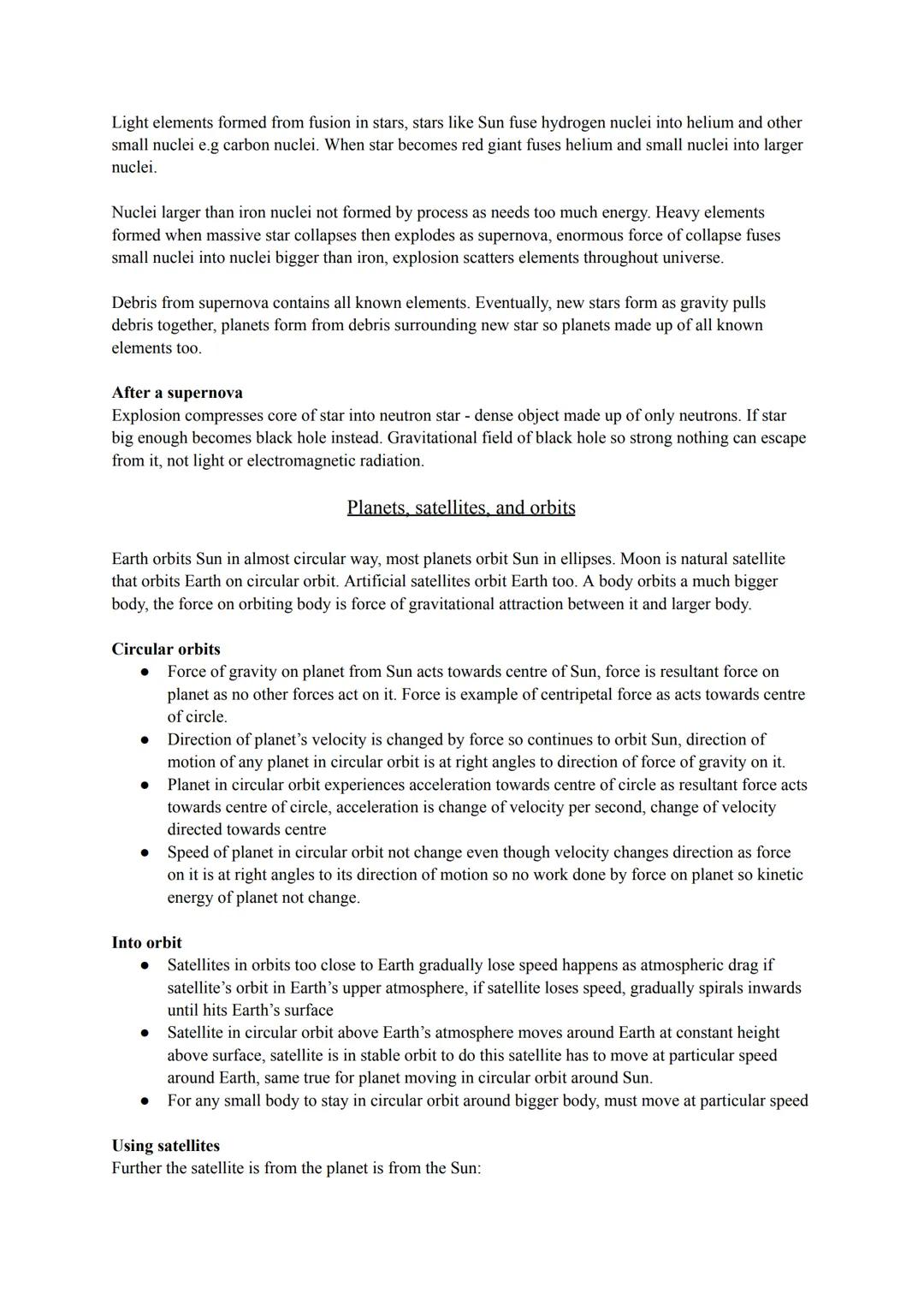 P16 -
Space Formation of the Solar System
How the solar system formed
Solar system contains lots of objects. Comets - frozen rocks that move