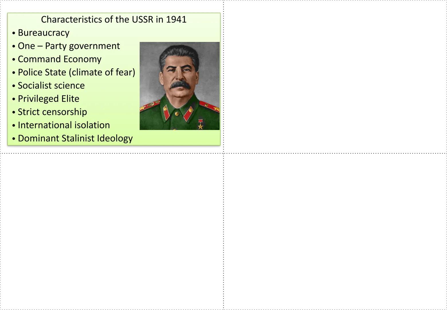 Key dates from Tsarist Russia
1861
1881
1894
1894-1906
1898
1901
1903
1904-1905
1905
Political
Emancipation of the serfs
Assassination of Al