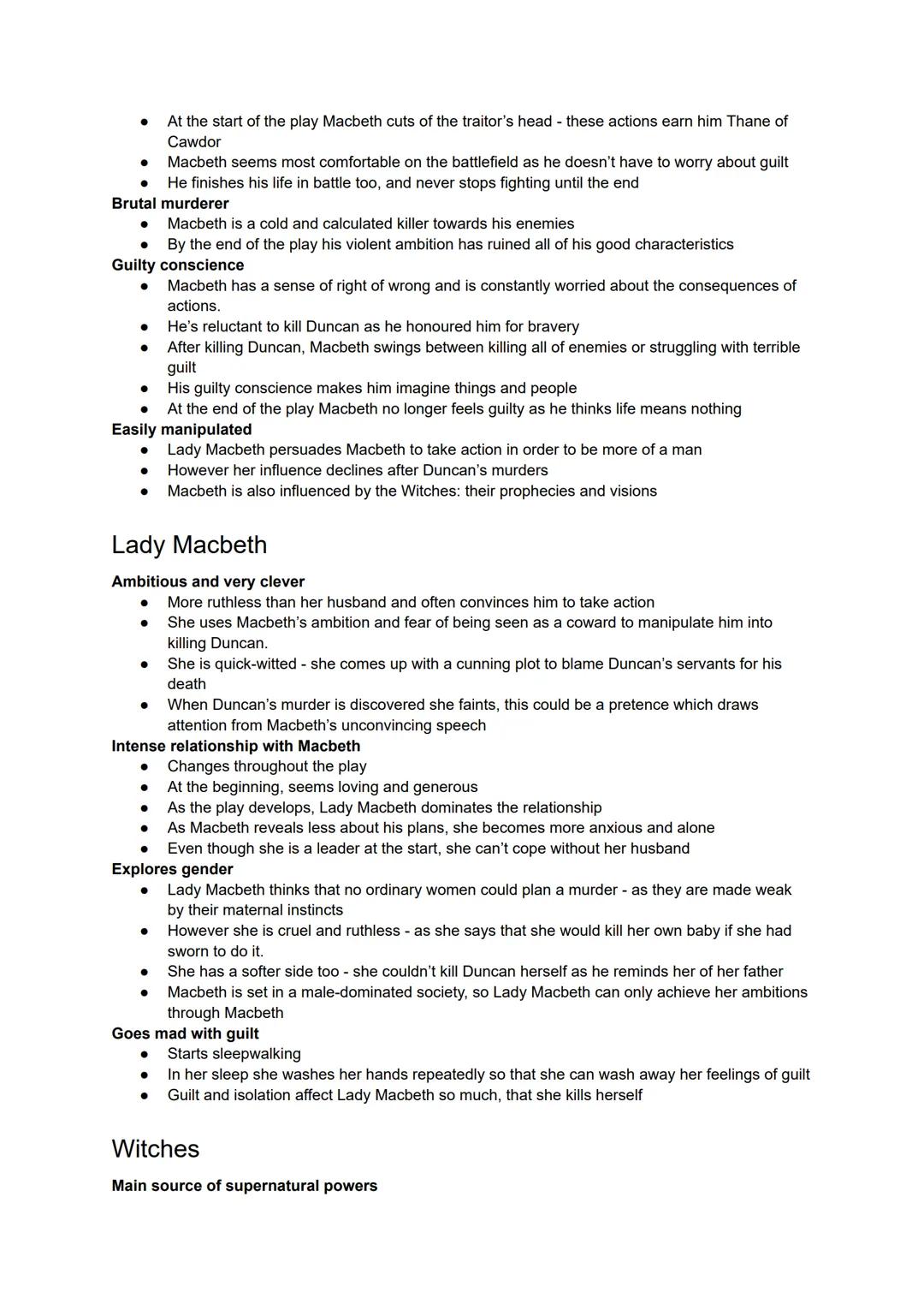 
<h2 id="characteranalysis">Character Analysis</h2>
<h3 id="macbeth">Macbeth</h3>
<p>Macbeth is an ambitious but easily corruptible characte