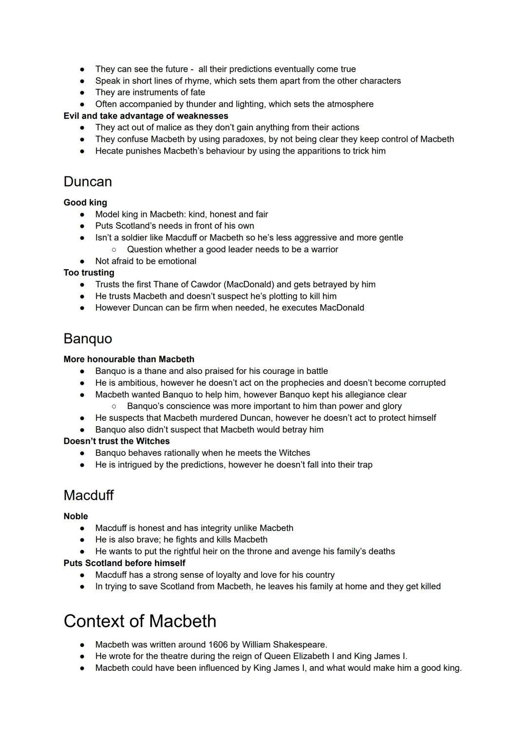 
<h2 id="characteranalysis">Character Analysis</h2>
<h3 id="macbeth">Macbeth</h3>
<p>Macbeth is an ambitious but easily corruptible characte