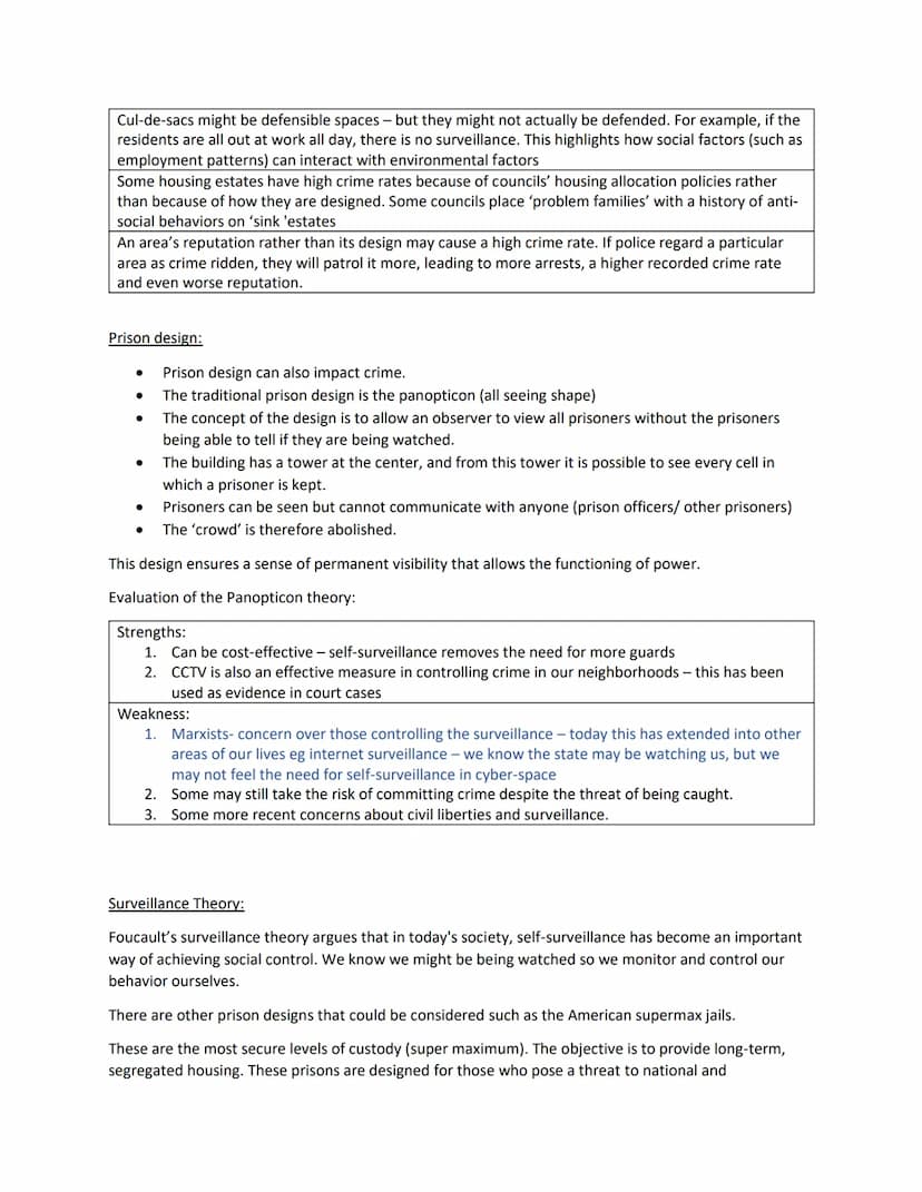 AC 3.2 describe the contribution of agencies to achieving social control
Environmental design:
Involves what a neighborhood looks like and h