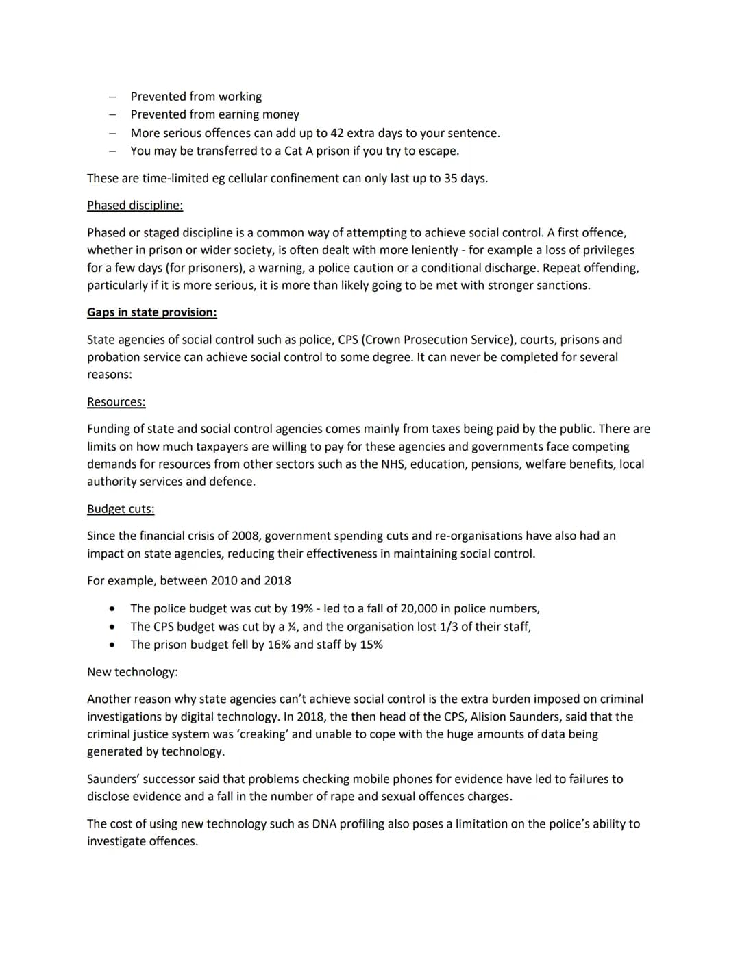 AC 3.2 describe the contribution of agencies to achieving social control
Environmental design:
Involves what a neighborhood looks like and h