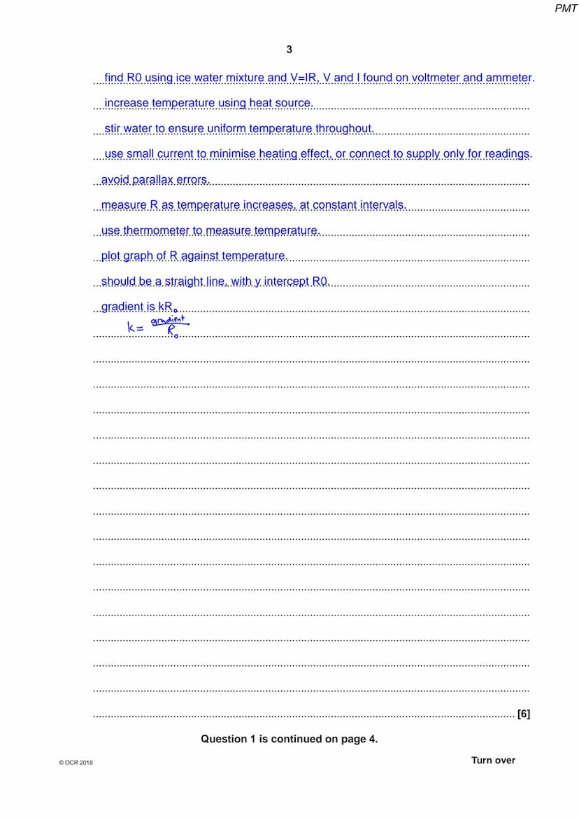 6905 1970 4
OCR
Oxford Cambridge and RSA
A Level Physics A
H556/03 Unified physics
Thursday 14 June 2018 - Morning
Time allowed: 1 hour 30 m
