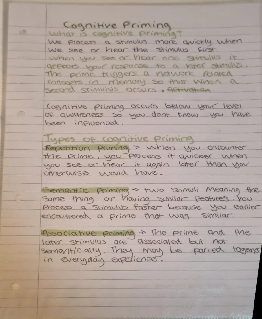 characteristics of Memory Stores.
length of time material can be
Duration
kept in a memory store.
Capacity Amount of material that can be
a 