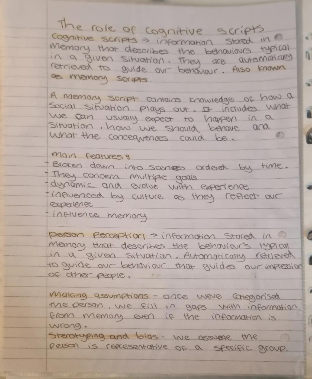 characteristics of Memory Stores.
length of time material can be
Duration
kept in a memory store.
Capacity Amount of material that can be
a 