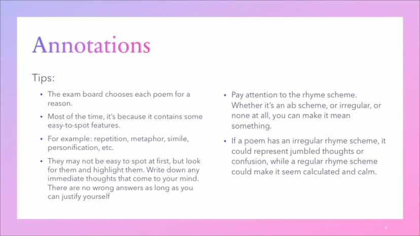 Top Tips for Unseen
Poetry Introduction
Unseen Poetry is the last section in English
Literature paper 2. It is worth less marks than the
oth