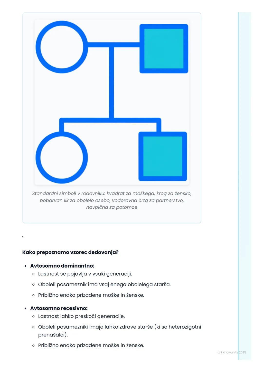 # Človeška genetika in
biotehnologija

Človeška genetika - osnove

Človeška genetika preučuje dedovanje lastnosti pri ljudeh. To vključuje
v