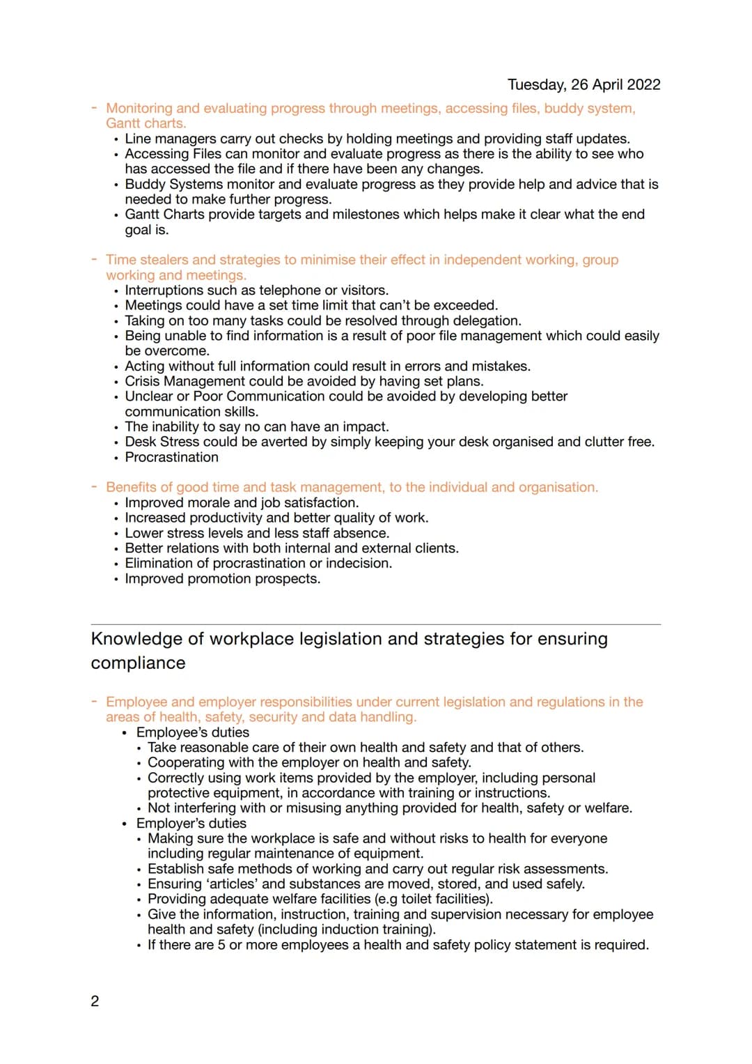Admin Exam Essentials
Role of Administrative Assistant
Awareness of the tasks, duties and support that the Administrative Assistant is expec