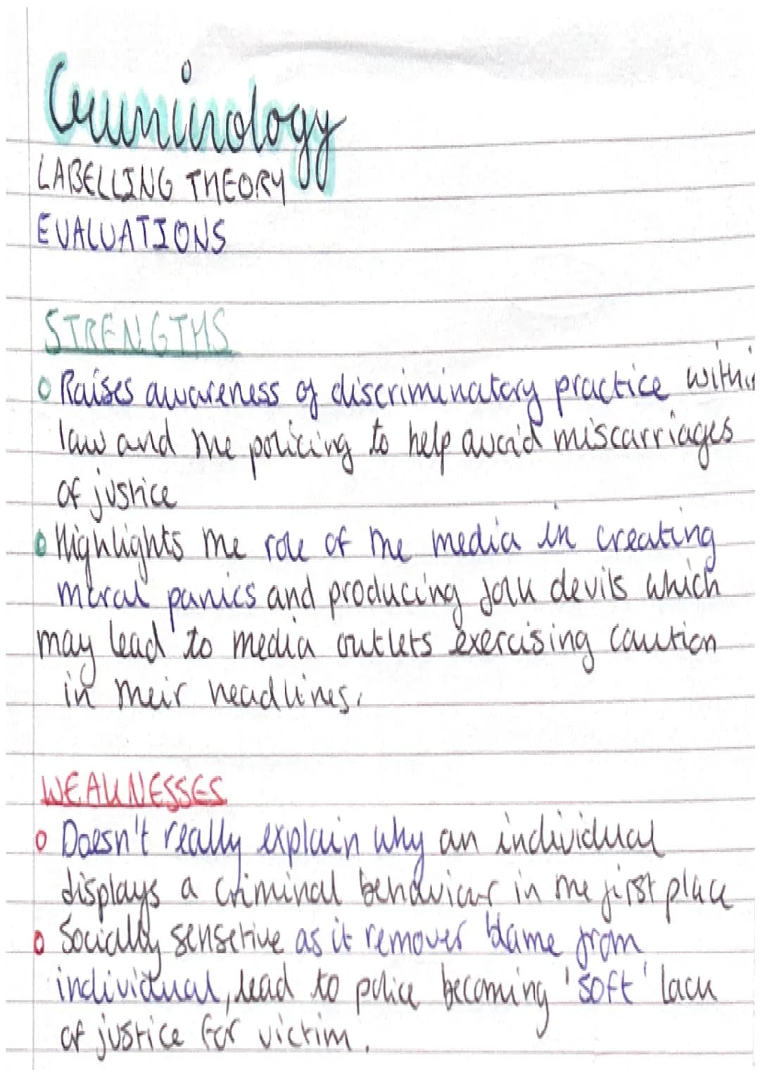 Criminology
GE CREME
SOCJOLOGS CAL THEORY
INTERACTIONISM (LABELLING)
- A micro
теску
developed by a number of SOCJOLOGISTS
that jocuses not 