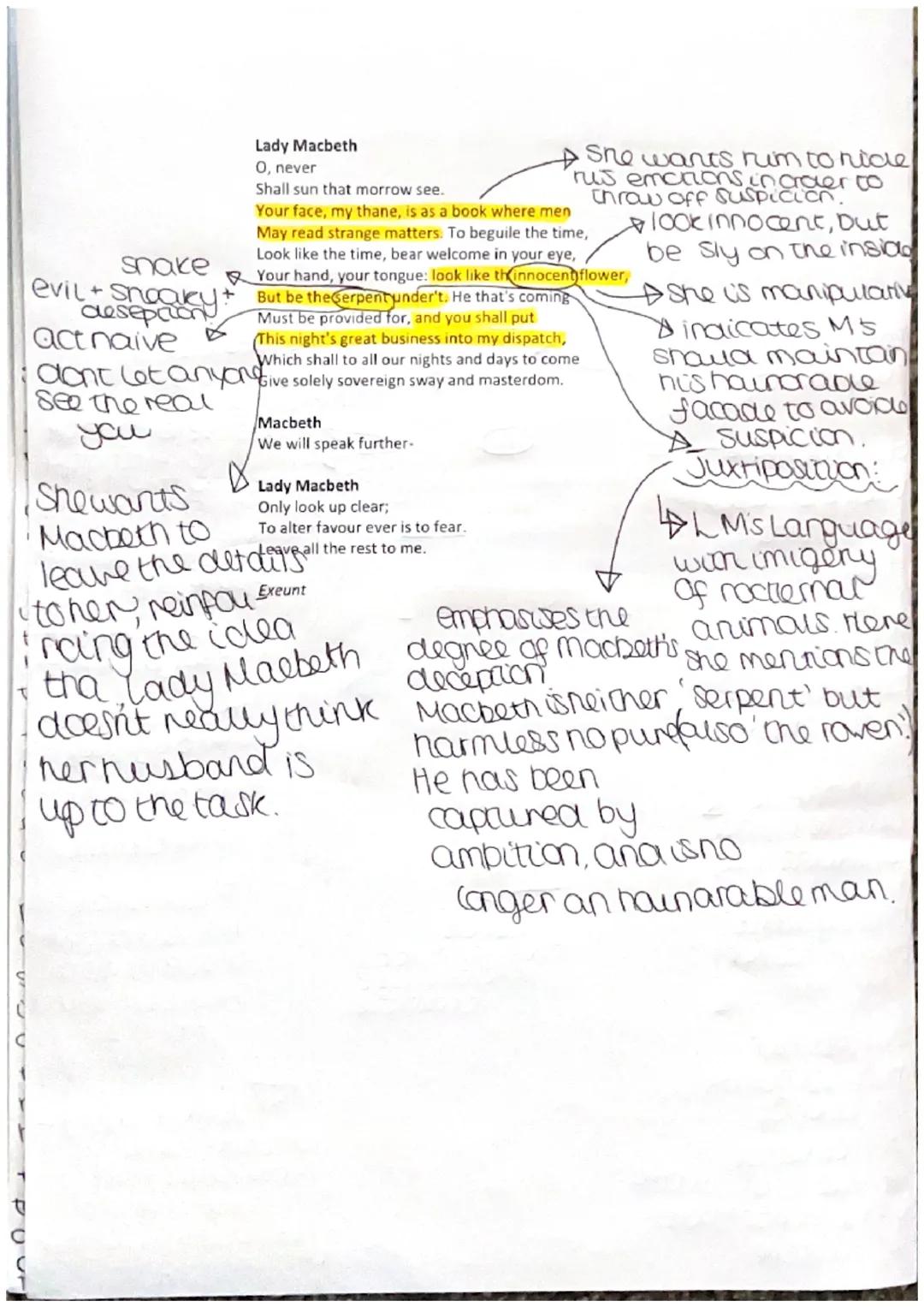 # Key Scene: Act 1, Scene 5

Inverness: Macbeth's castle. Enter Lady Macbeth, alone with a letter

Lady Macbeth
refuring to the battle macbe
