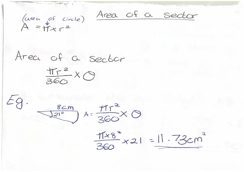 Radius
chard
Parts of a Circle
Diameter
Arc
Segment
Ba
O
Circumference
о
Tangent
C
Sector F
"PA
Pressure =
Pressure
Force
Area
Force = Press
