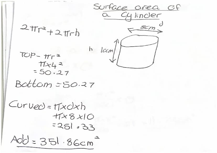 Radius
chard
Parts of a Circle
Diameter
Arc
Segment
Ba
O
Circumference
о
Tangent
C
Sector F
"PA
Pressure =
Pressure
Force
Area
Force = Press