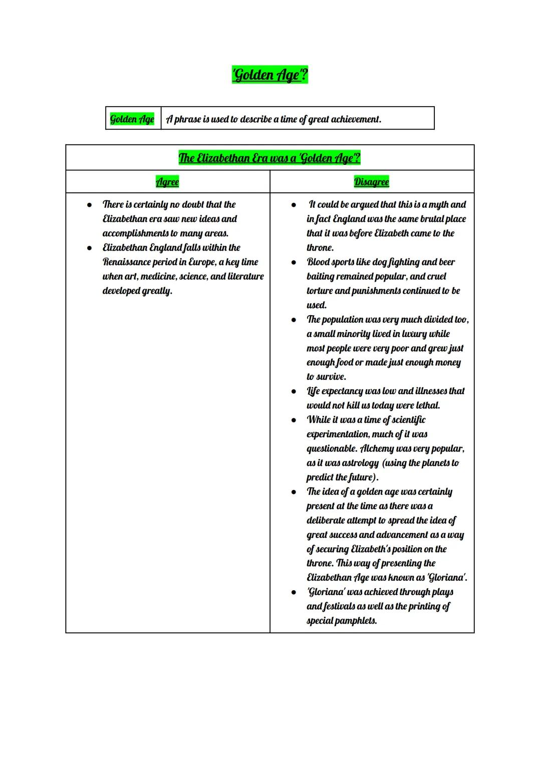 # Golden Age?

Golden Age A phrase is used to describe a time of great achievement.

| Agree                                                