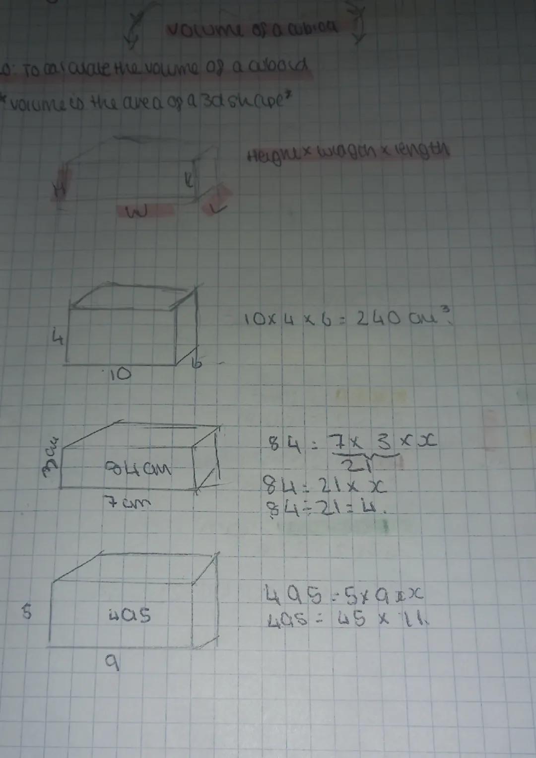 0: To car crate the volume of a cuboid
volume is the area of a 3d shapez
5
4
Bau
10
volume of a cubroa
SLIAM
I am
was
q
1
Height x wragth x 