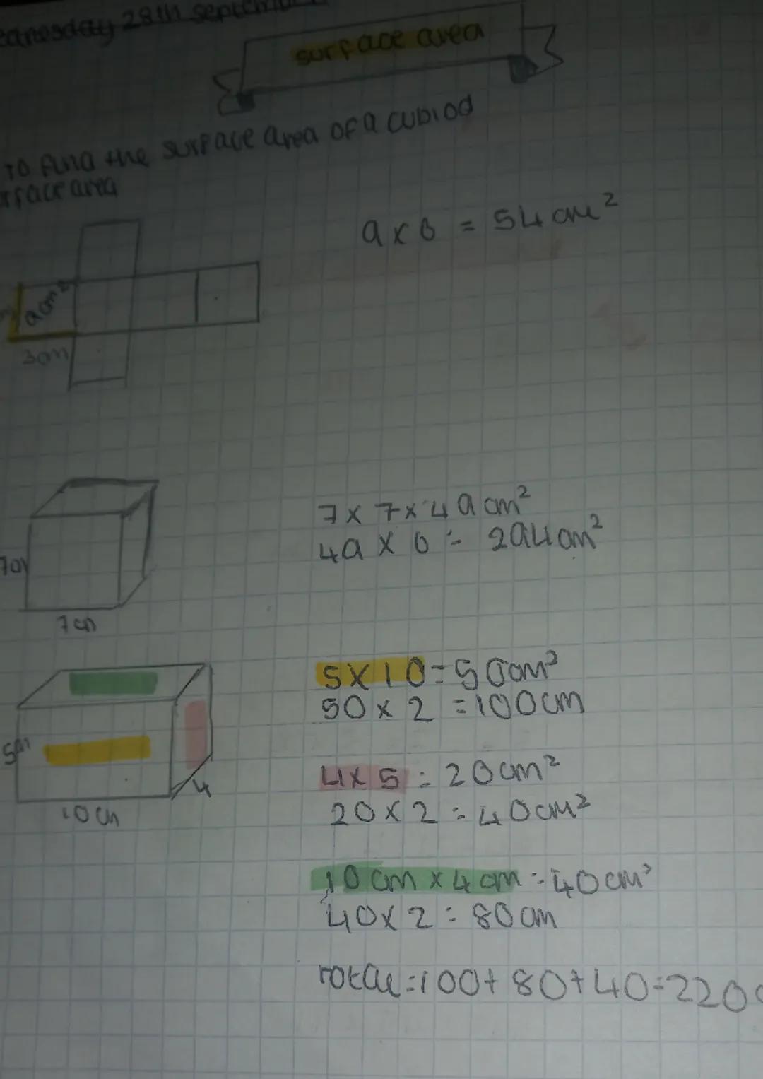 0: To car crate the volume of a cuboid
volume is the area of a 3d shapez
5
4
Bau
10
volume of a cubroa
SLIAM
I am
was
q
1
Height x wragth x 