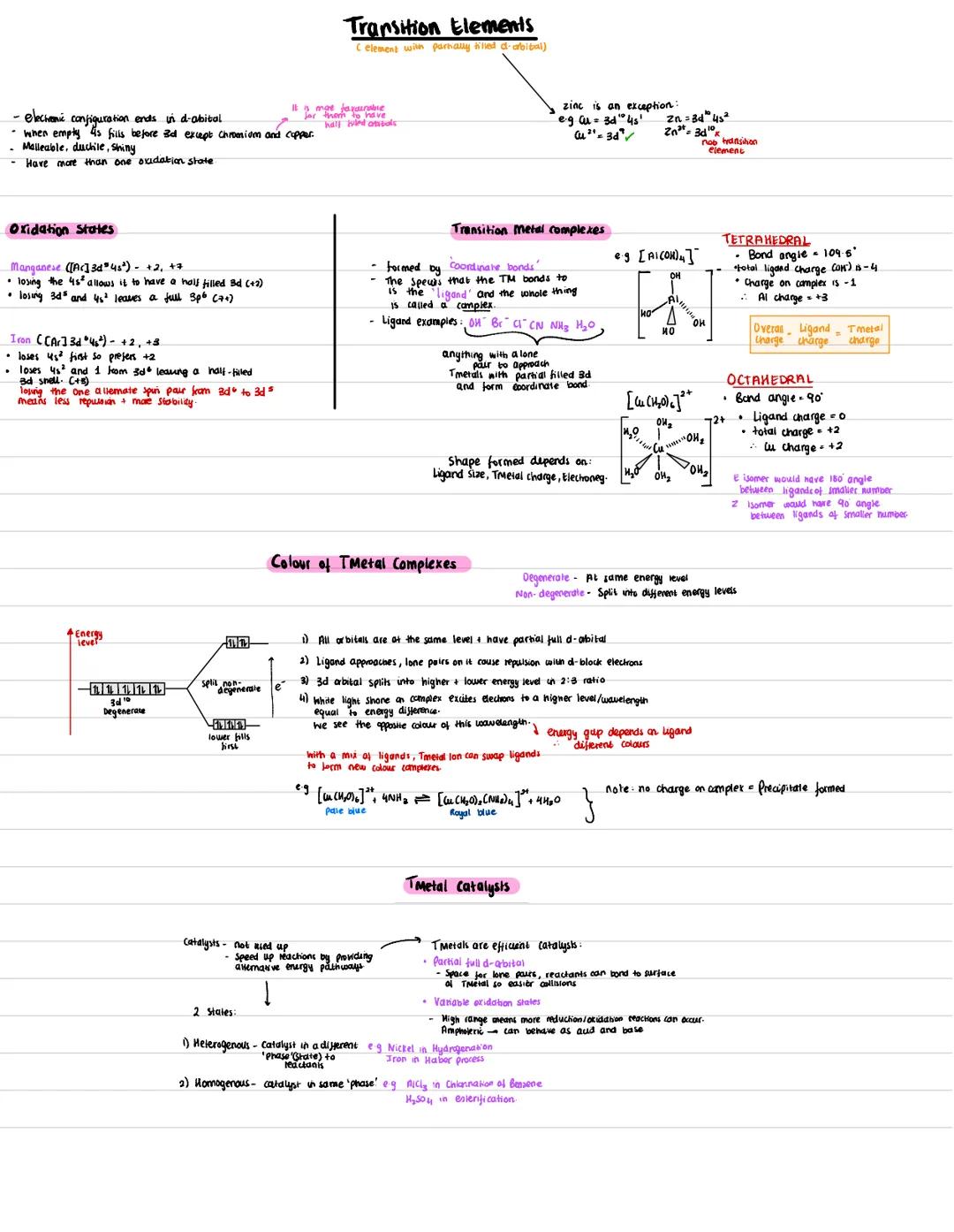 electronic configuration ends in d-abital
- when empty as fills before 3d except Chromium and copper.
- Malleable, duchle, shiny
Have more t