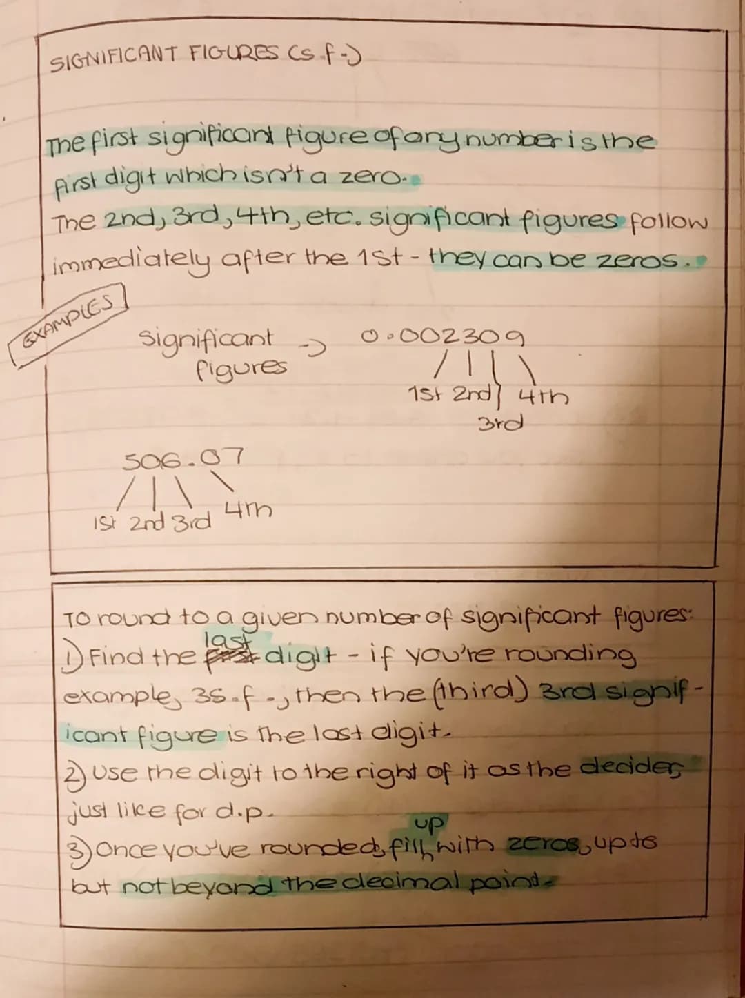 Rounding numbers to significant figures