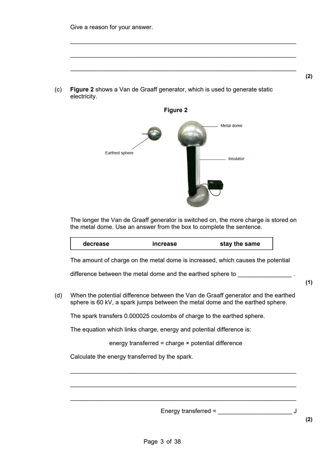 revise
with
harry
AQA Physics
Topic 2: Electricity
Master Booklet
Answer the questions that are given to you, and you
can use the mark schem