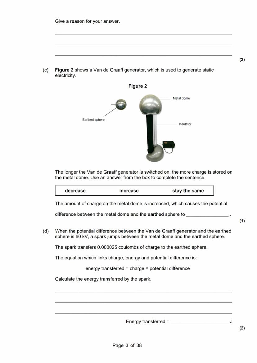 revise
with
harry
AQA Physics
Topic 2: Electricity
Master Booklet
Answer the questions that are given to you, and you
can use the mark schem