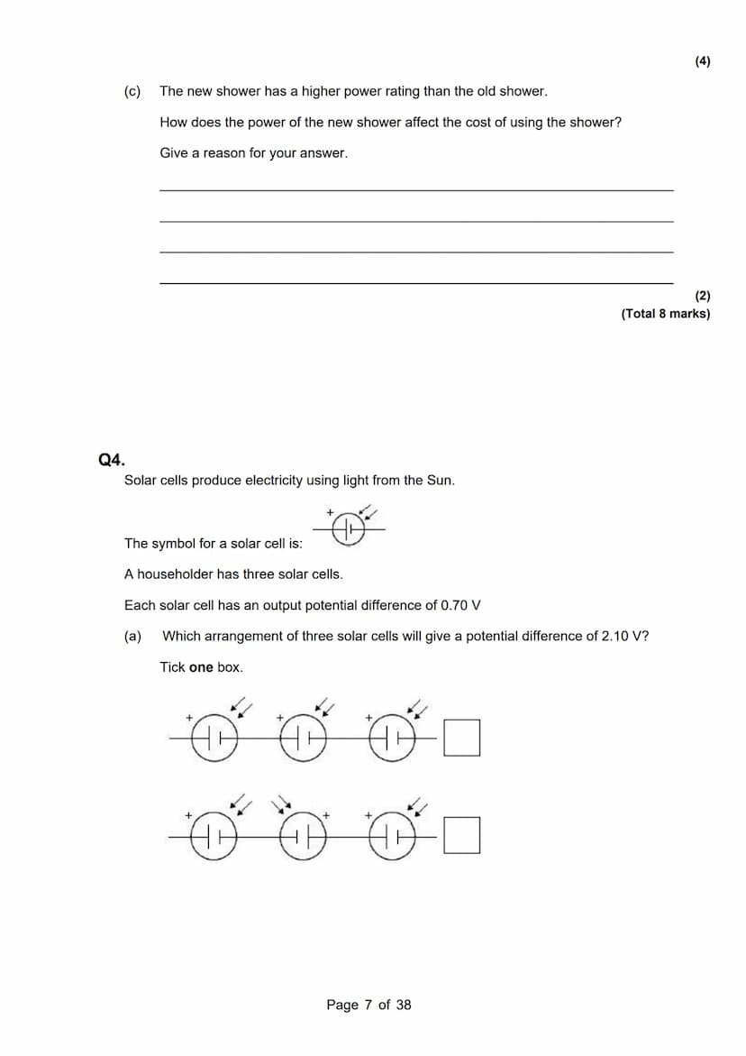 revise
with
harry
AQA Physics
Topic 2: Electricity
Master Booklet
Answer the questions that are given to you, and you
can use the mark schem