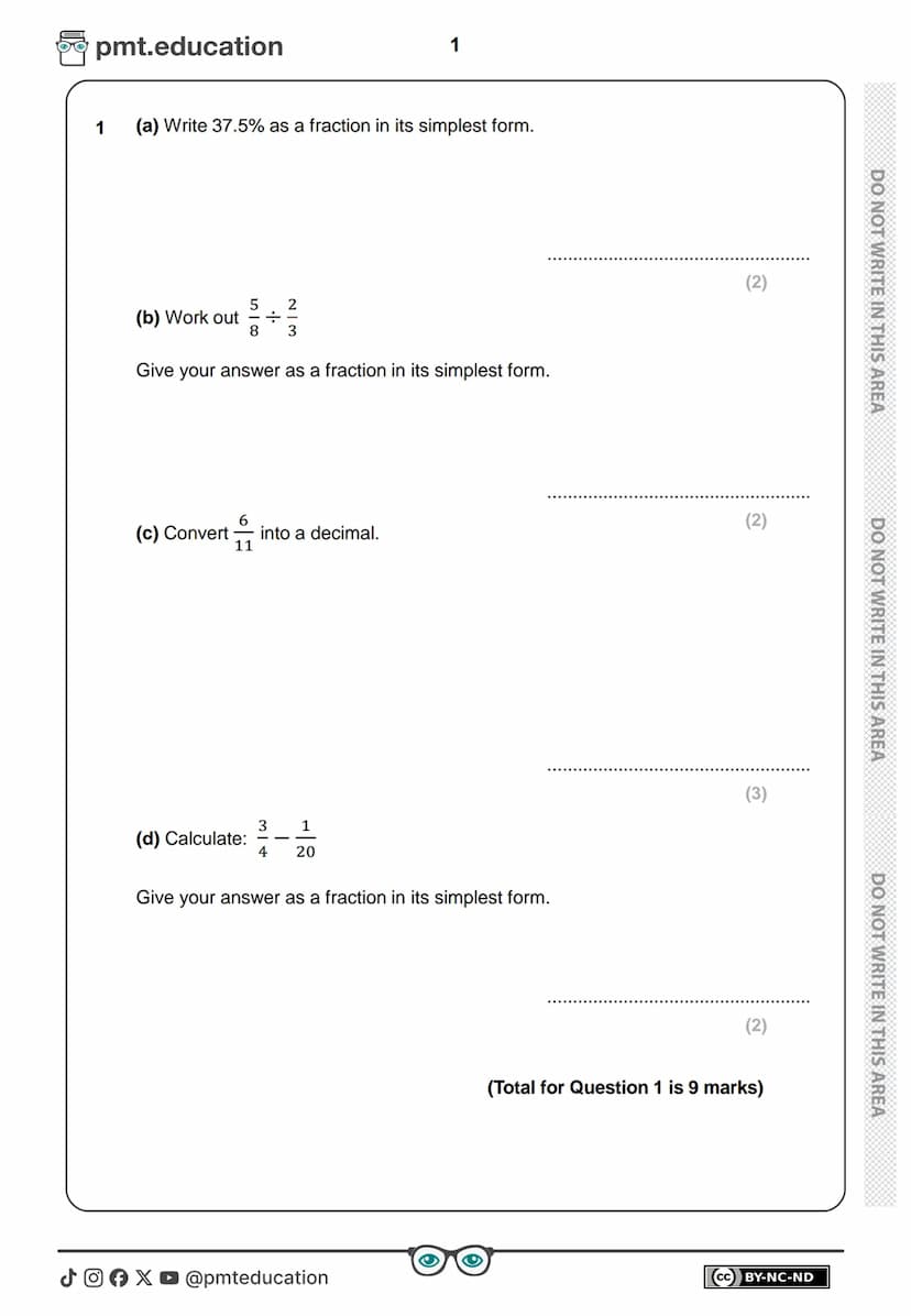 # PMT Education
# Predicted Paper 2025
based on Pearson Edexcel GCSE (9-1)
Time: 1 hour 30 minutes  Paper
reference  1MA1/1H
# Mathematics
P