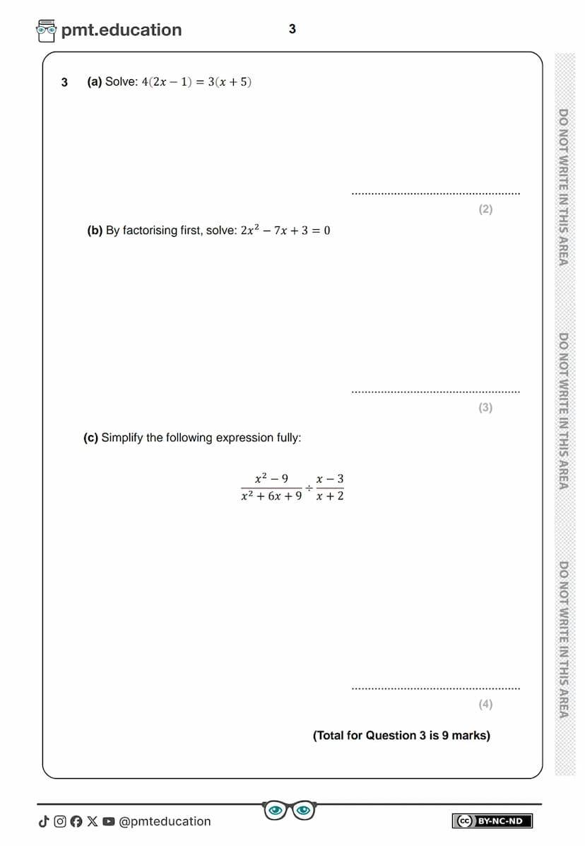# PMT Education
# Predicted Paper 2025
based on Pearson Edexcel GCSE (9-1)
Time: 1 hour 30 minutes  Paper
reference  1MA1/1H
# Mathematics
P