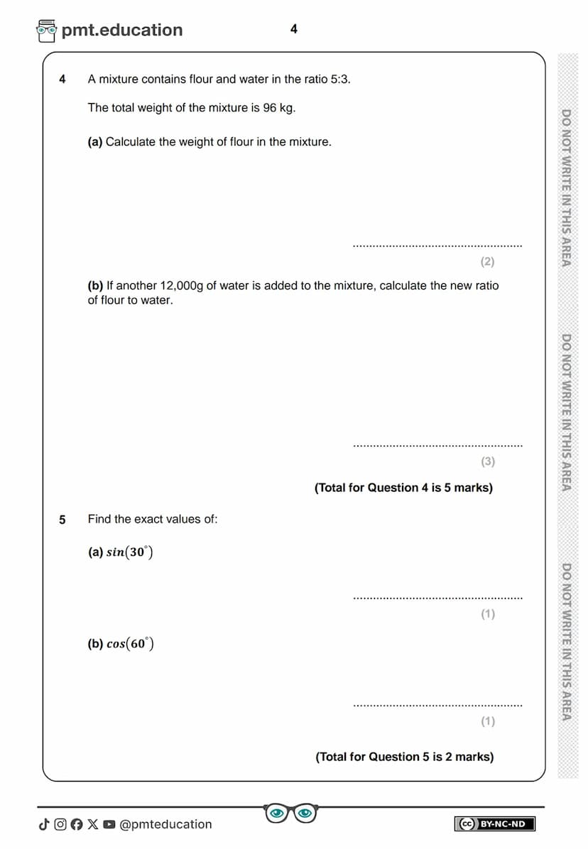 # PMT Education
# Predicted Paper 2025
based on Pearson Edexcel GCSE (9-1)
Time: 1 hour 30 minutes  Paper
reference  1MA1/1H
# Mathematics
P