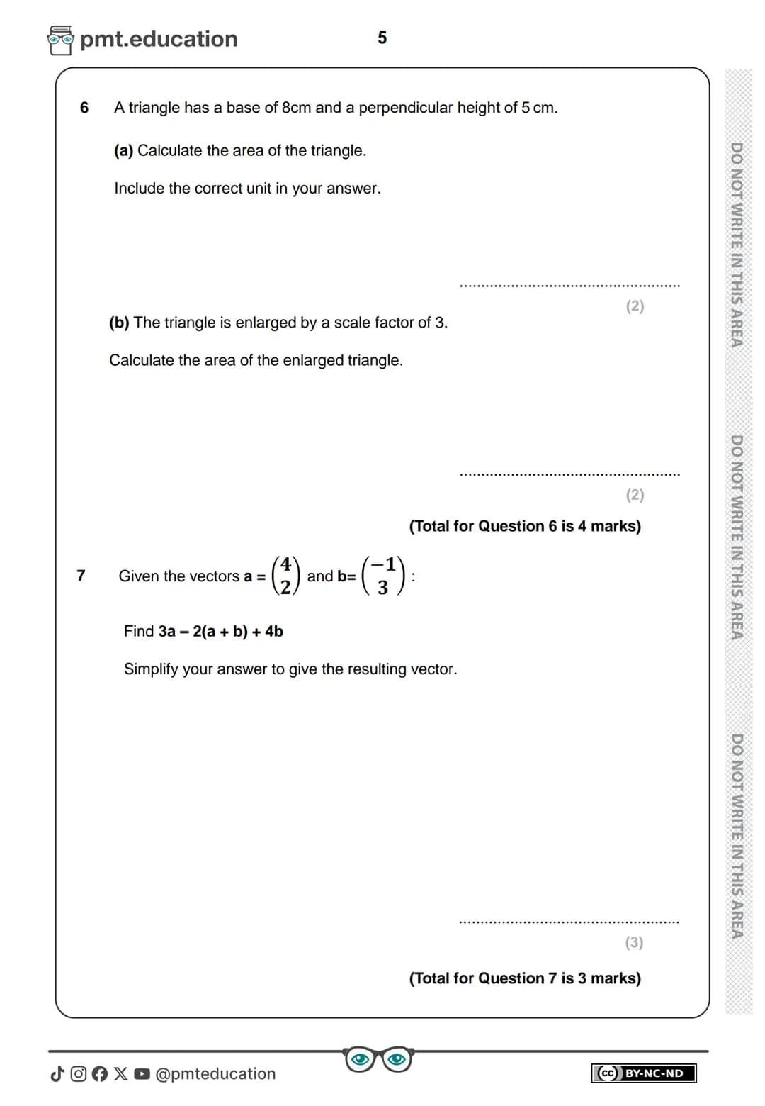 # PMT Education
# Predicted Paper 2025
based on Pearson Edexcel GCSE (9-1)
Time: 1 hour 30 minutes  Paper
reference  1MA1/1H
# Mathematics
P