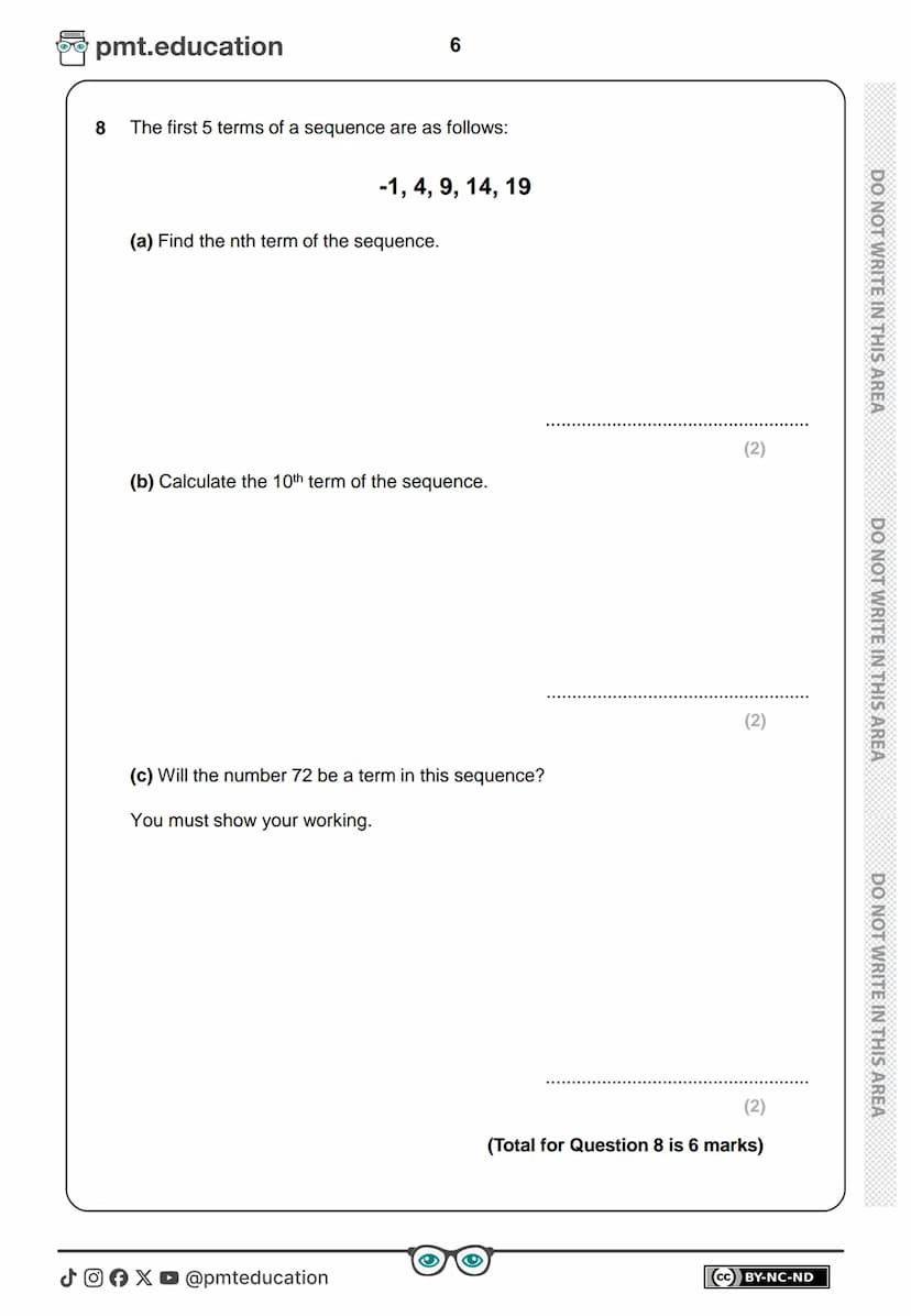 # PMT Education
# Predicted Paper 2025
based on Pearson Edexcel GCSE (9-1)
Time: 1 hour 30 minutes  Paper
reference  1MA1/1H
# Mathematics
P