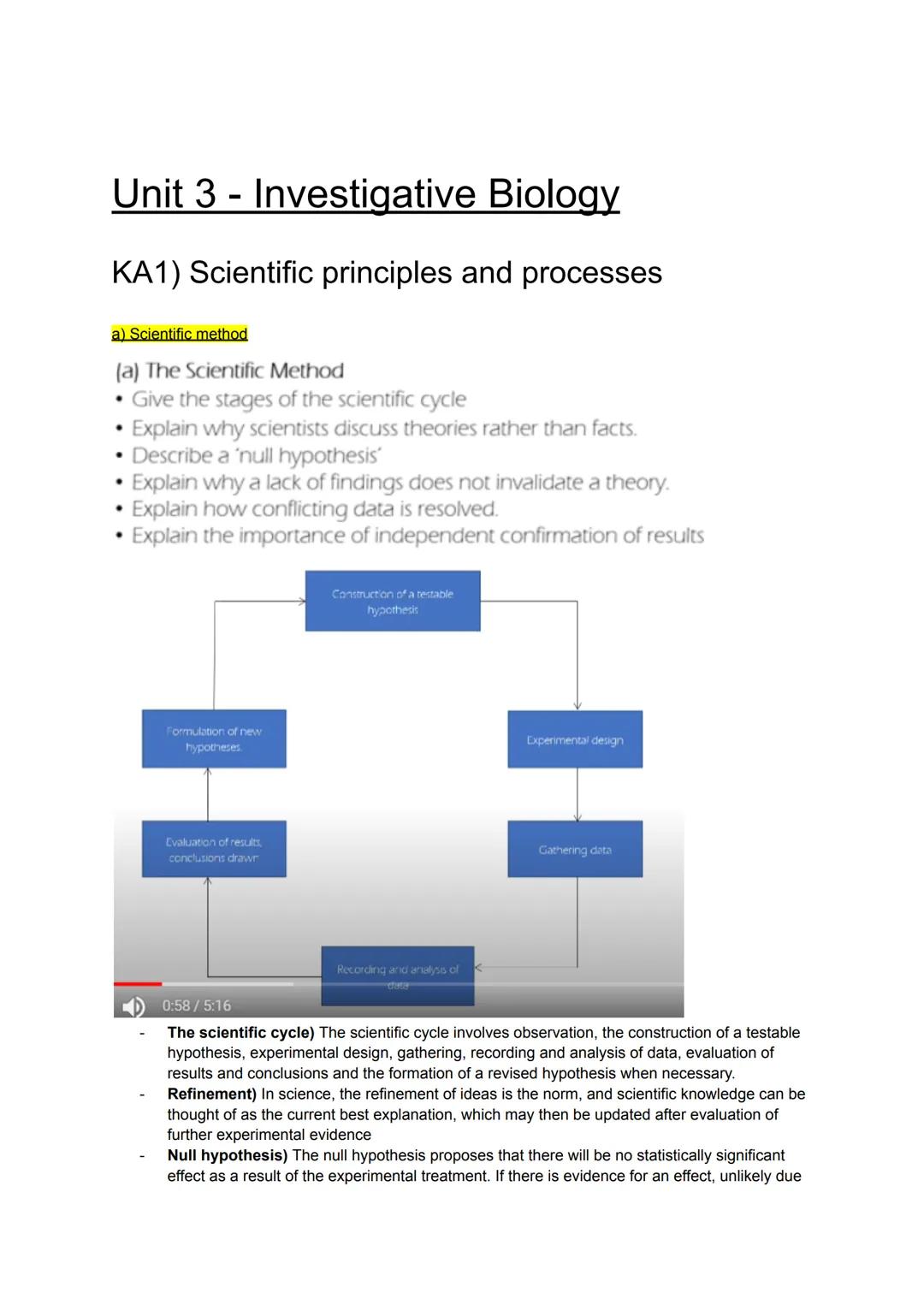 KA 5) Protein control of cell division
a) The cytoskeleton and cell division
• Describe the structure and function of the cytoskeleton in eu