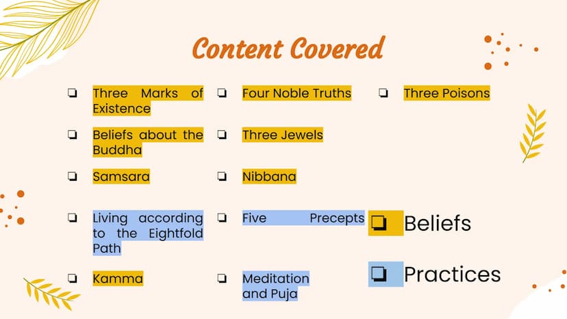 
<h2 id="introduction">Introduction</h2>
<p>In National 5 RMPS, the study of Buddhism involves understanding the impact, relevance, and sign