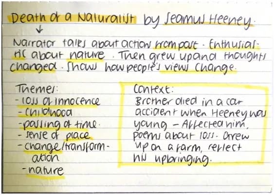 Know Death of a Naturalist by Seamus Heaney thumbnail